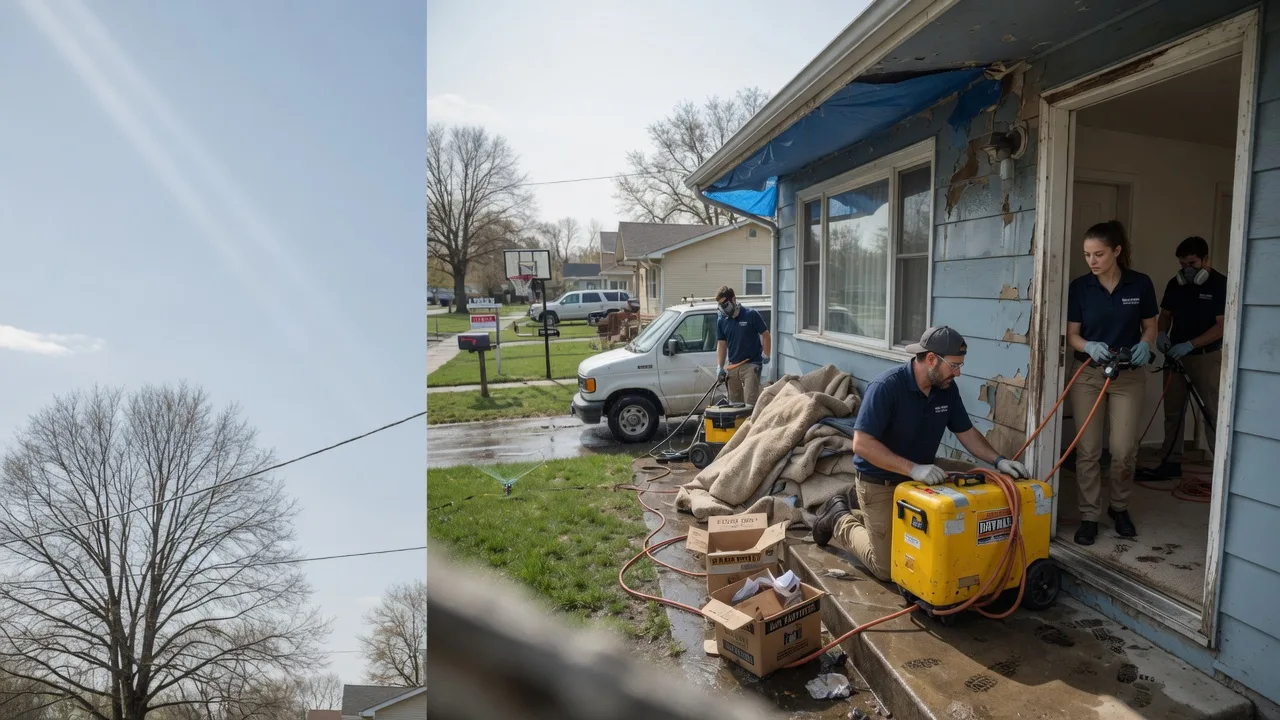 Basement Flood Cleanup in Dayton, OH near me